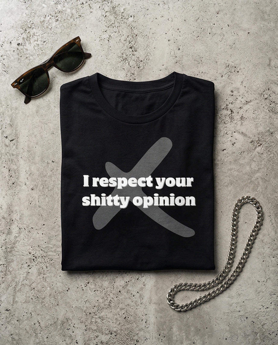 I Respect Your Shitty Opinion Women's T-Shirt