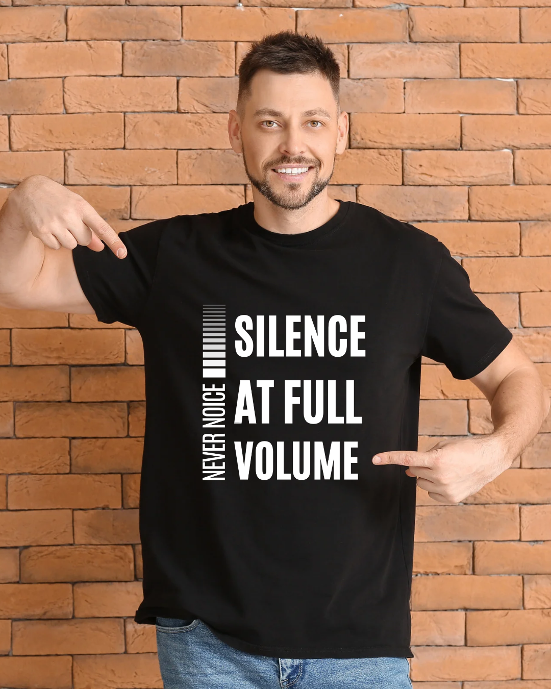 Silence at Full Volume Men's T-Shirt