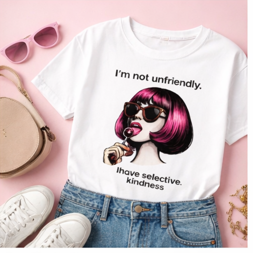 I'm Not unfriendly, I have selective kindness Women's T-Shirt