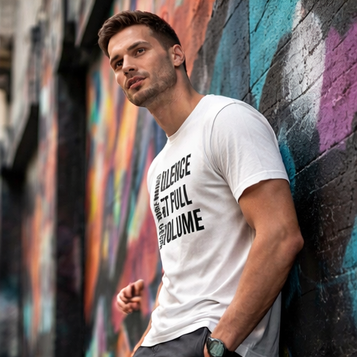 Silence at Full Volume Men's T-Shirt