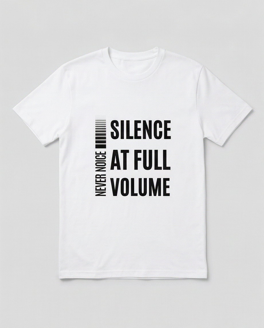 Silence at Full Volume Men's T-Shirt