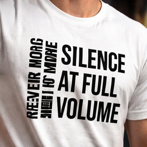 Silence at Full Volume Men's T-Shirt