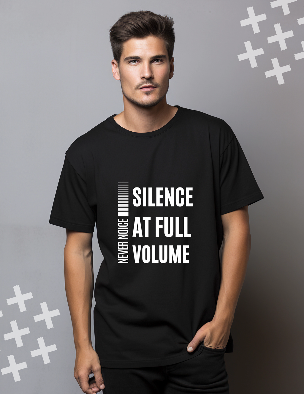 Silence at Full Volume Men's T-Shirt